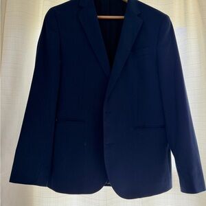 jf j.ferrar Men's Dark Navy Sport Coat - Single-Breasted Blazer